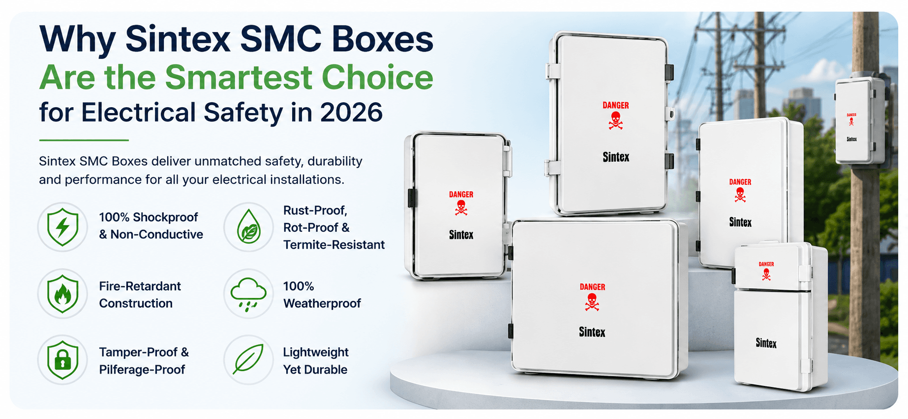 Why Sintex SMC Boxes Are the Smartest Choice for Electrical Safety in 2026 ?